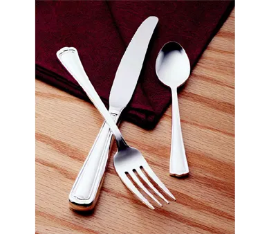 Libbey 578-5502 Dinner Knife – 9¾" Fluted, Solid Handle, 18/0 Stainless Steel, 9-3/4" - 36/Case