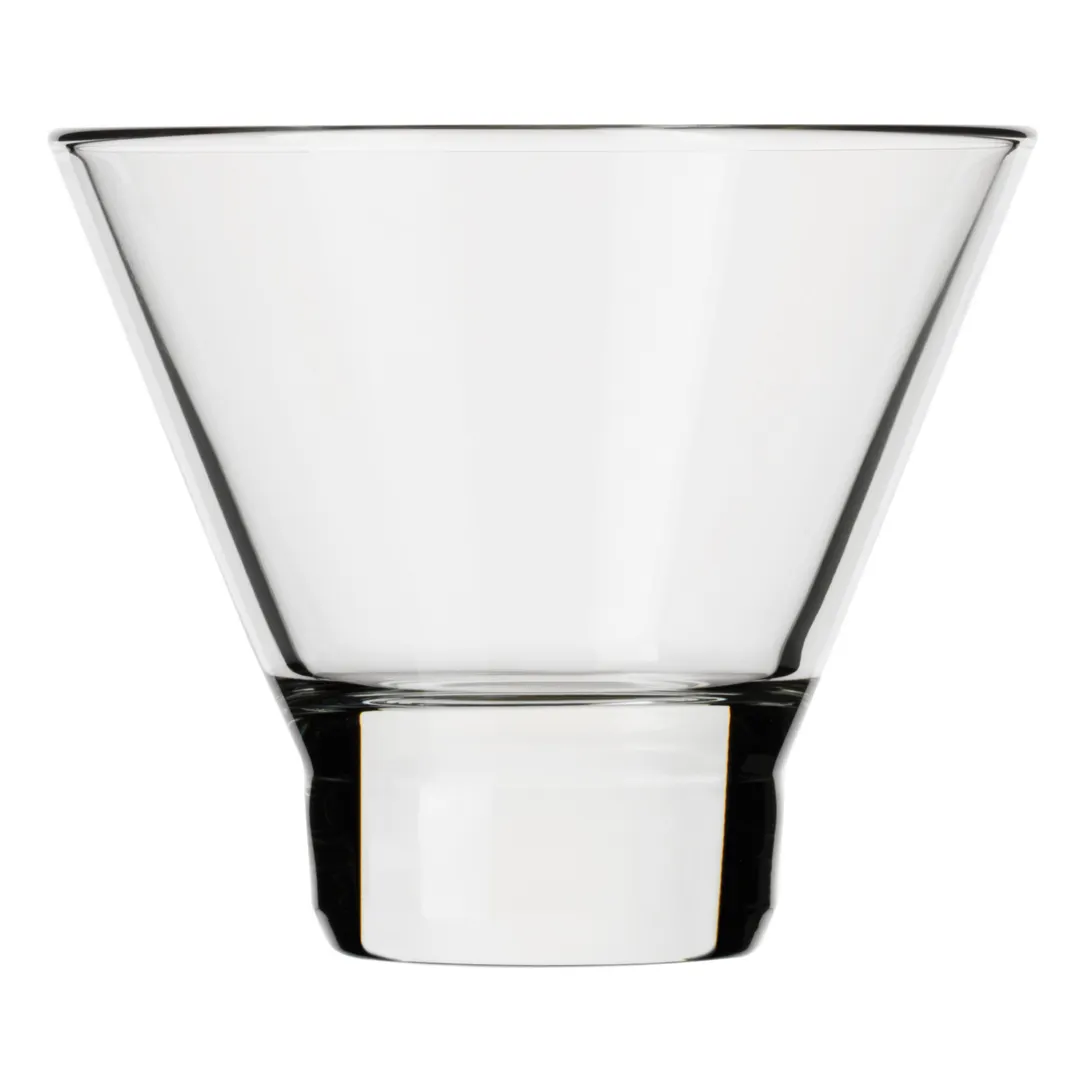 Libbey 5874 Boost Stemless Cocktail Glass, 9 oz Clear Glass, Height 3½", Diameter 4¼" - 12/Case