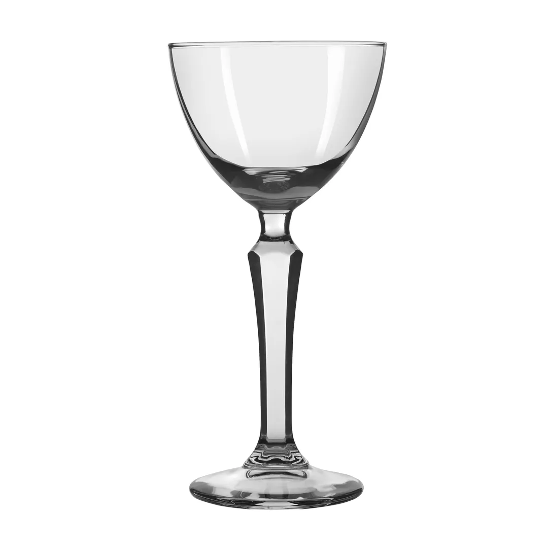 Libbey 601329 Nick & Nora Cocktail Glass, 4-3/8 oz, Tempered Glass, Safedge® Rim - 12/Case