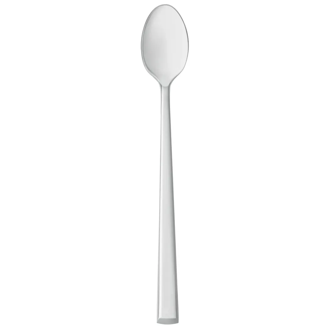 Libbey 649-021 Iced Tea Spoon, 7½" Length, 18/0 Stainless Steel, Santorini Satin II Finish - 12/Case