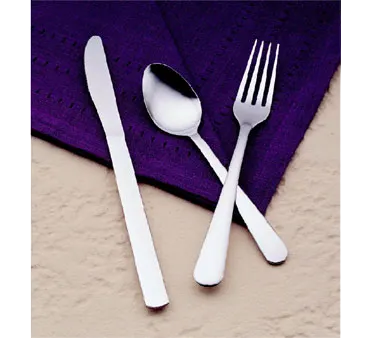 Medium Weight Windsor 651 038 Salad Fork, 6" Length, 18/0 Stainless Steel, Medium Weight - 432/Case