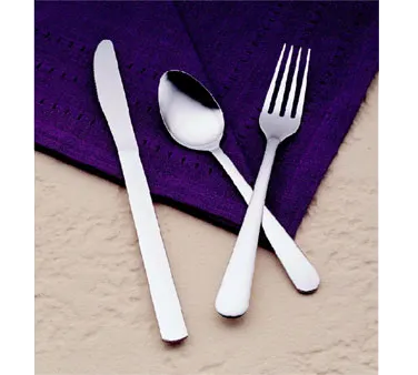 Medium Weight Windsor 651 5912 Dinner Knife, 8 3/8" Fluted, Handle, 18/0 Steel, 60g - 216/Case