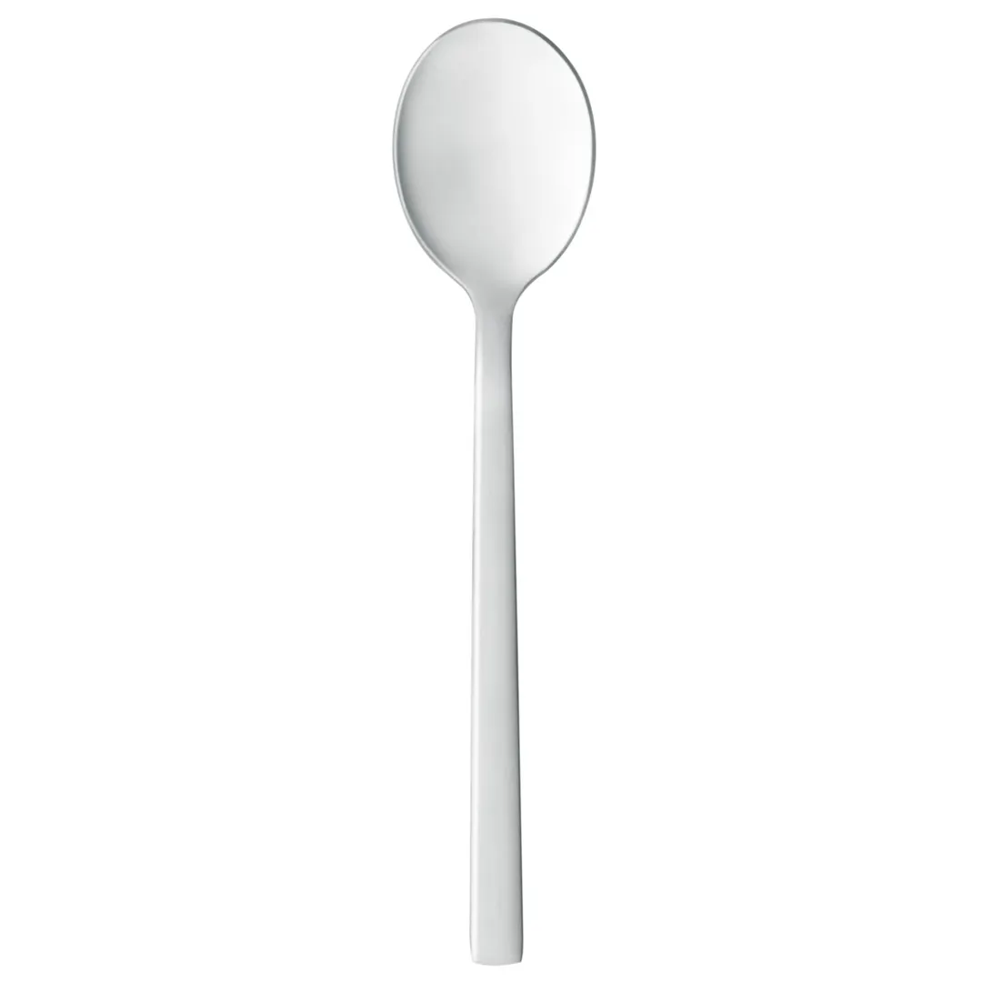 Libbey 663007 Demitasse Spoon – 5"-1/8" Satin Finish 18/0 Stainless Steel, Elexa Design - 36/Case