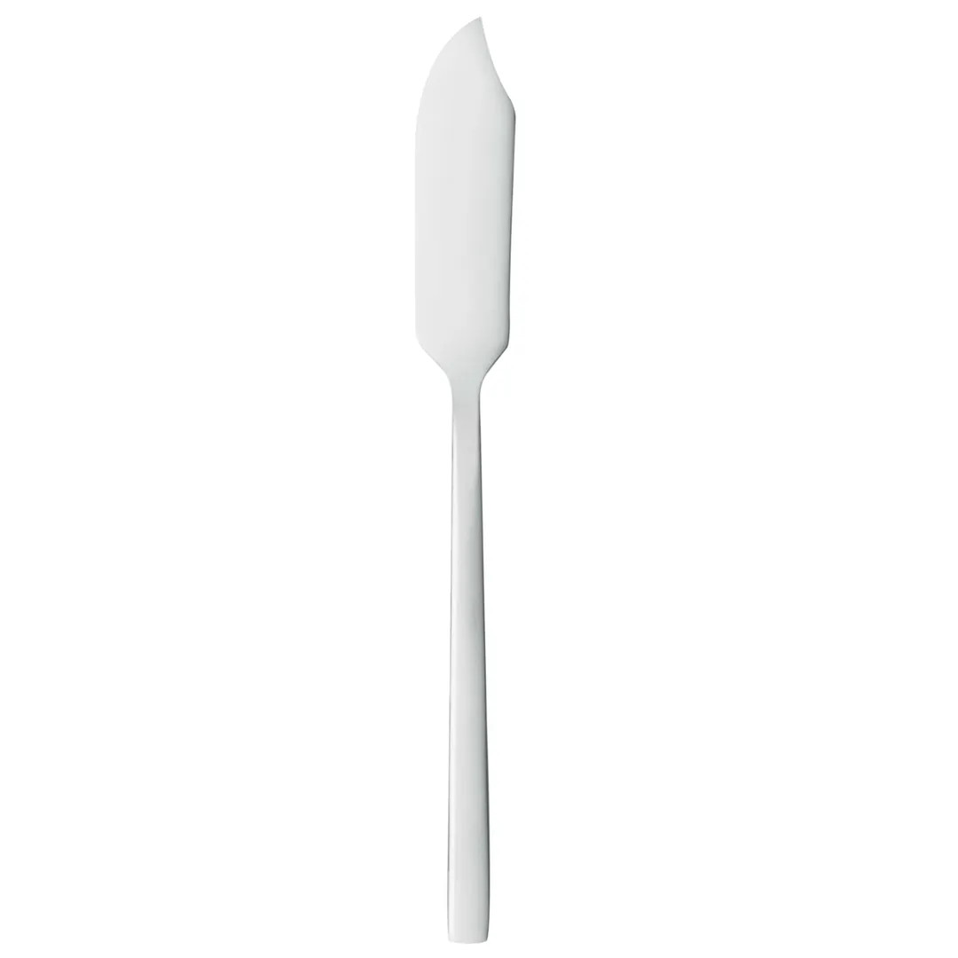 Libbey 663053 Butter Spreader - 5‑1/4" Flat Handle, 18/0 Stainless Steel, Satin Finish - 36/Case