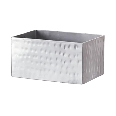 Libbey 6705 Sugar Packet Holder, 3.13" x 2.25" x 1.63" Stainless Steel, Sonoran Finish - 6/Case