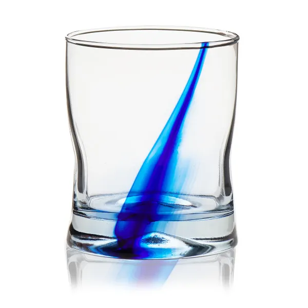 Libbey 6759B12 Stemless Cooler Glass, 12‑Ounce Capacity, Tempered Clear, 4" H x 3‑3/8" Dia - 12/Case
