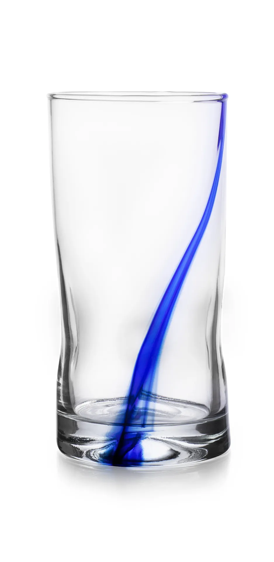 Libbey 6779B12 Cooler Glass – Stemless 16‑Ounce Tempered, Blue Ribbon Impressions - 12/Case