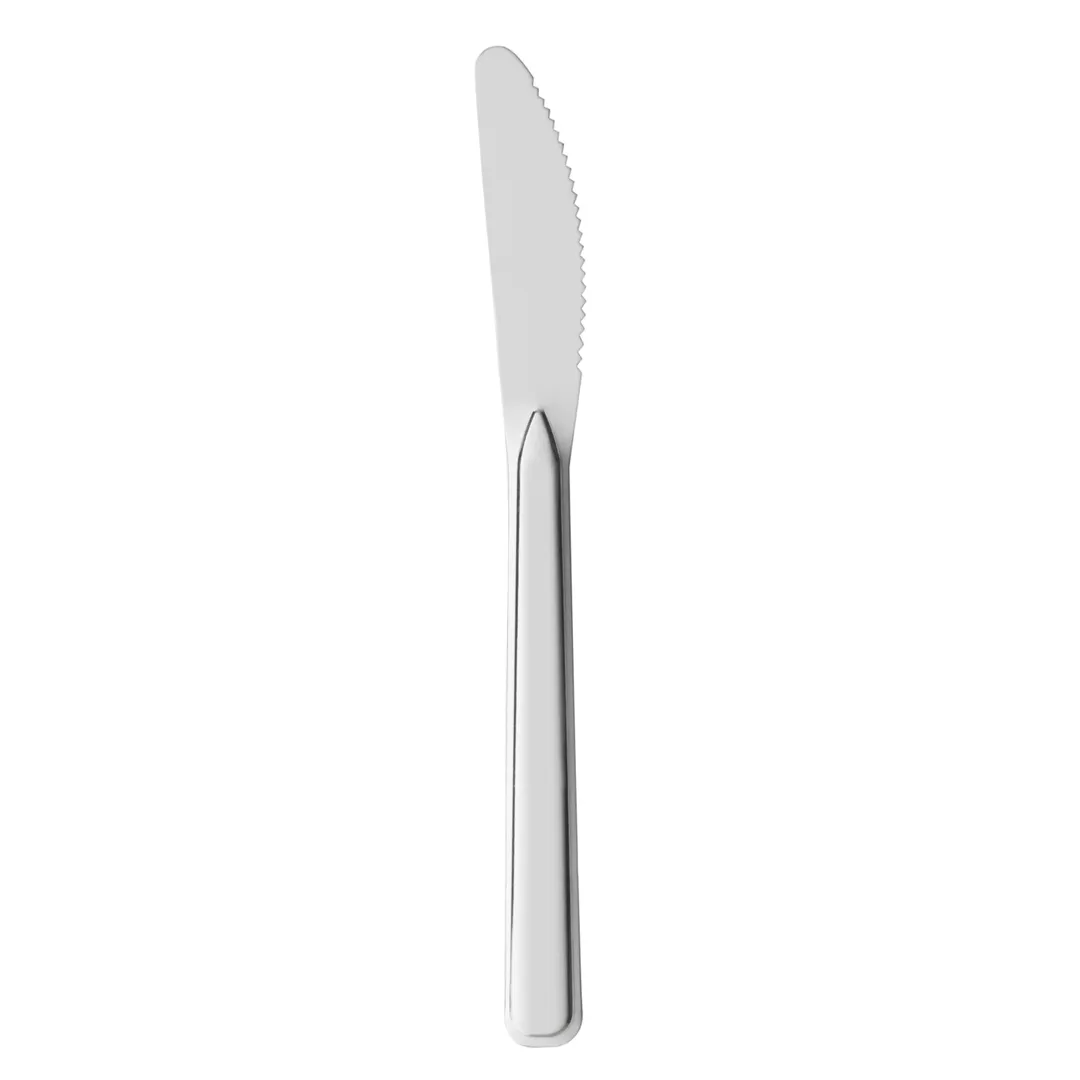 Libbey 697 052 - Knife, 6"3/8 Fluted Blade, Solid Handle, AISI 430 Stainless Steel - 300/Case