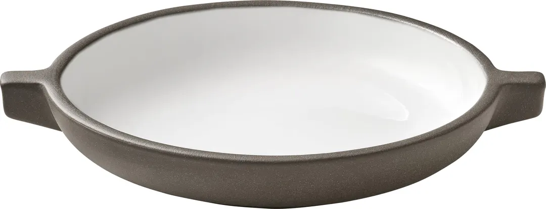 Playground 701181791000436 Plate - 6-7/8" Dia, 1-1/4" H, Round Stoneware Eco-Gres White - 6/Case