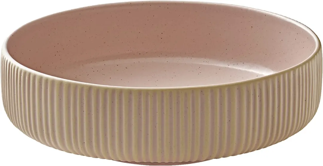 Playground 701316291000583 Rose Ceramic Bowl, 4" Dia x 2¼" H, 11 oz, Dishwasher Safe - 6/Case