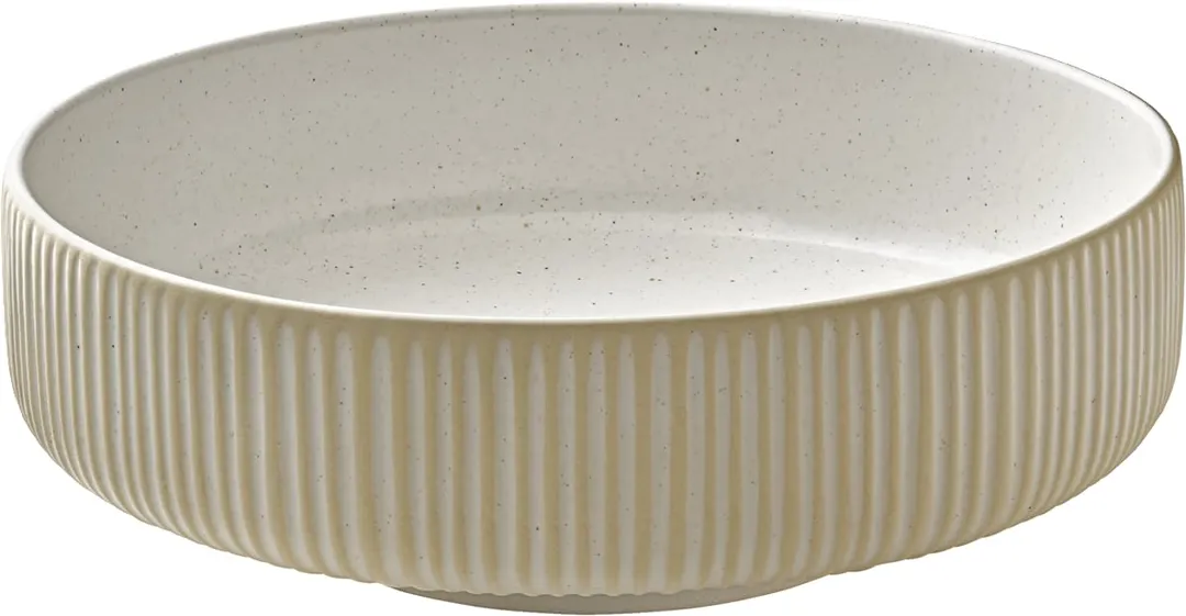 Playground 701317191000582 - 8" Round China Bowl, 49 oz White Stoneware Microwave Dishwasher Safe - 6/Case
