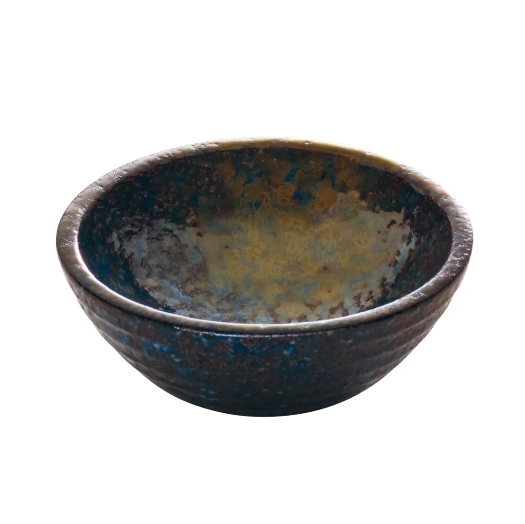 Playground 701350991000351 Dip Dish, 3.4 oz (3½" Dia x 1⅜" H) Sea Microwave Safe - 12/Case