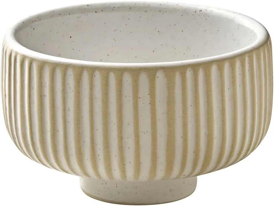 Playground 701355891000582 - 4 oz Stoneware Bowl, 3" Dia x 2" H, White, Microwave Safe - 12/Case
