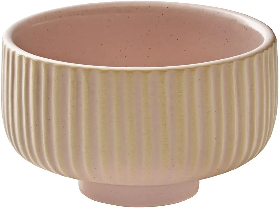 Playground 701355891000583 Ceramic Bowl, 4.1 oz (3‑1/8" Dia x 2" H) Round Stoneware, Rose Finish, Microwave Oven Dishwasher Safe - 12/Case
