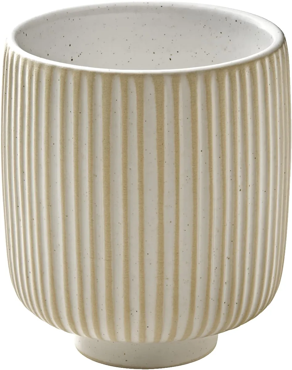 Playground 701545091000582 - White Stoneware 10.8 oz Cup 3"3/8 Dia x 3"3/4 H Dishwasher Safe - 6/Case