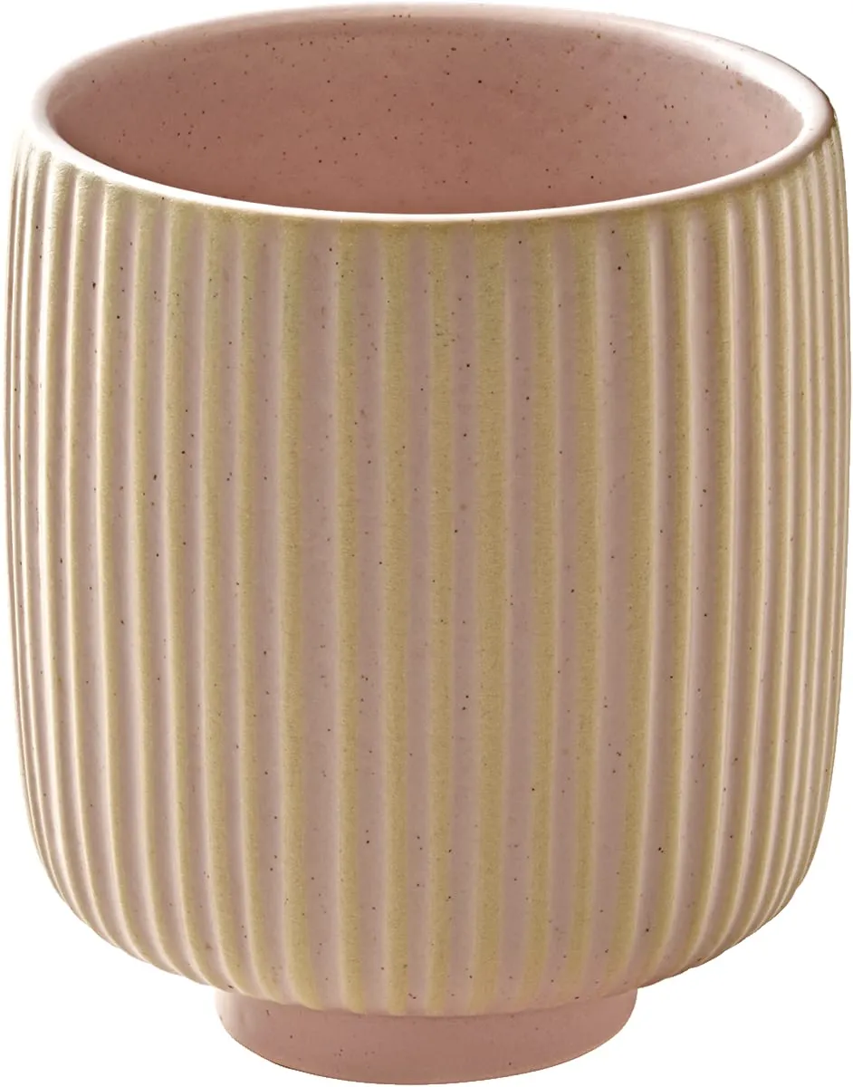 Playground 701545091000583 China Cup, 10.8 oz, 3.125" Dia x 3.75" H, Rose, Microwave Safe - 6/Case