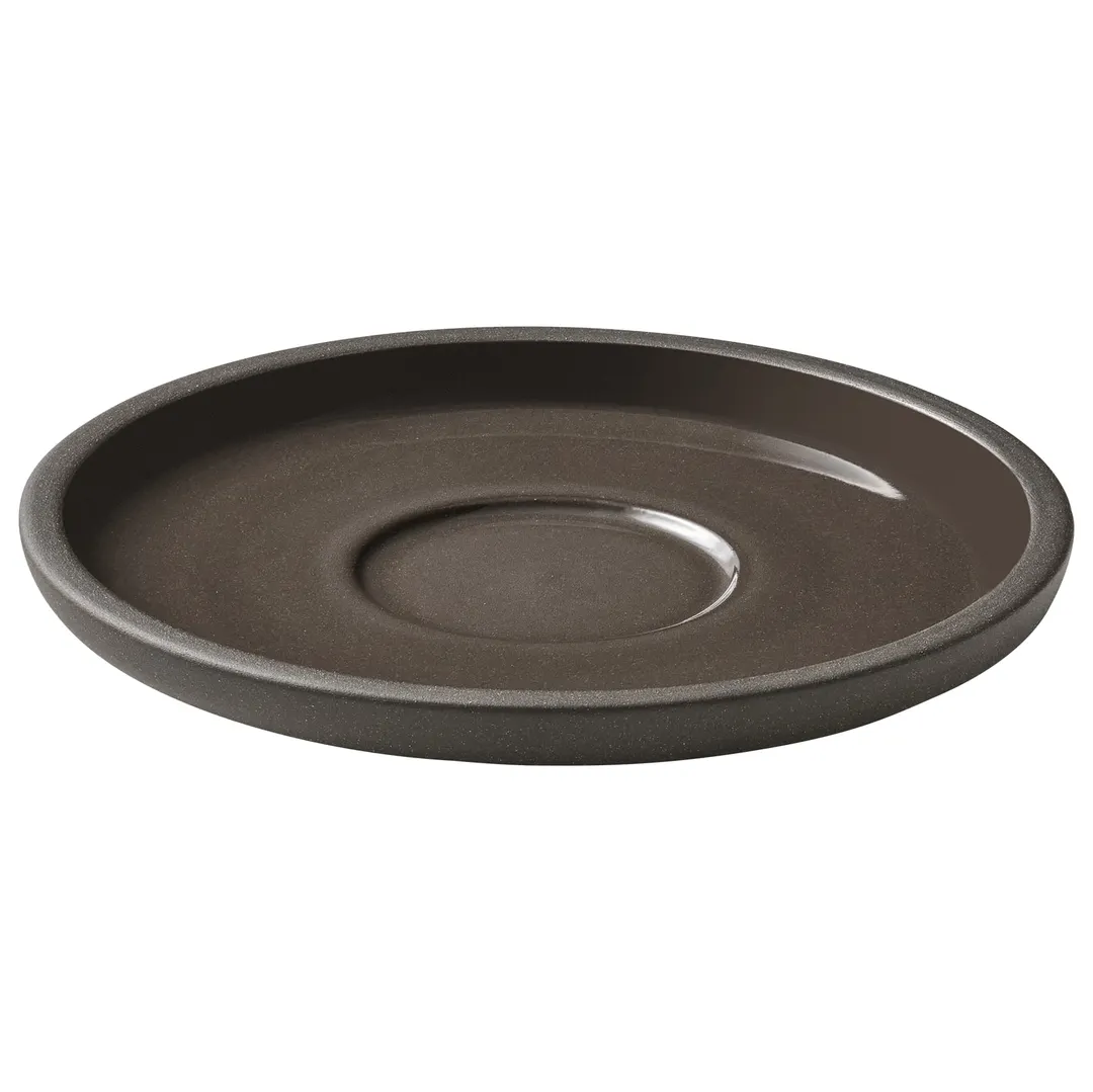 Playground 701690091000761 Saucer – 5½" Dia x ¾" Stoneware Taupe Dishwasher Safe - 6/Case