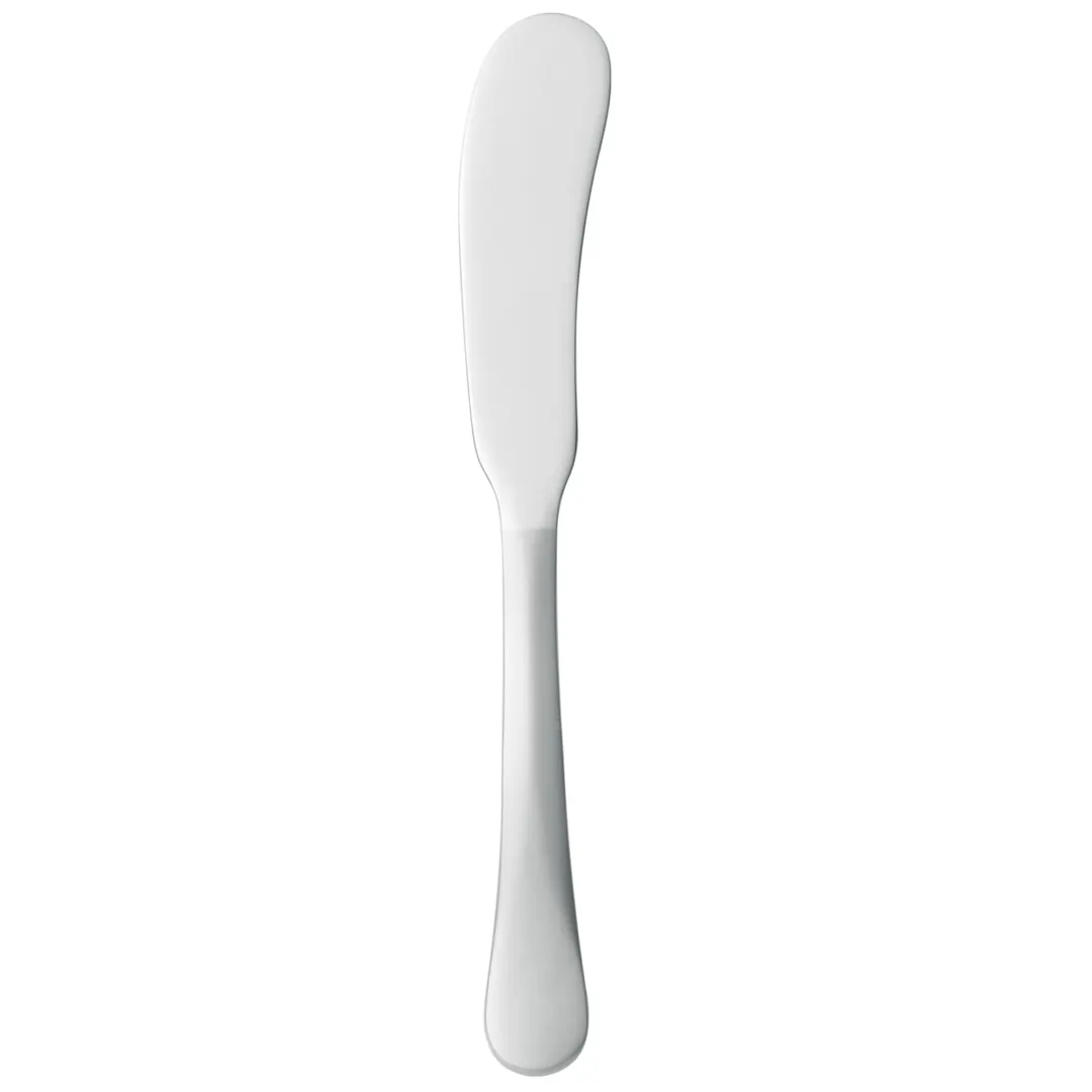 Reserve By Libbey 703053 Butter Spreader, 5-7/8" Sand‑Blasted Handle, 18/8 Stainless Steel - 12/Case