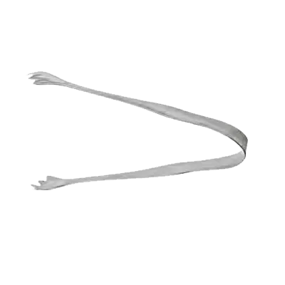 Libbey 7223 000 Pom & Ice Tongs – 6" Stainless Steel Windsor Style, 5-6" Length - 1/Case