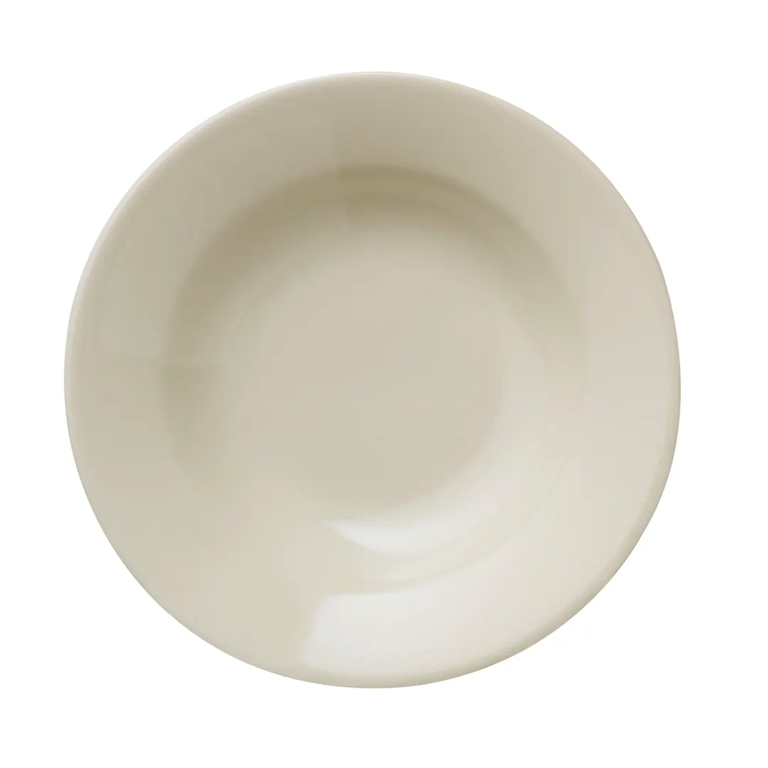 Libbey 740-901-024 Soup Bowl – 9" Dia x 1-3/4" H, 24-1/4 oz, White Porcelain Rolled Edge - 24/Case