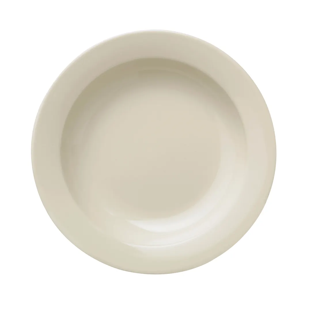 Libbey 740-901-030 Pasta Bowl – 30 oz (11‑¾" Dia × 1‑7⁄8" H), Cream White Porcelain, Rolled Edge - 12/Case