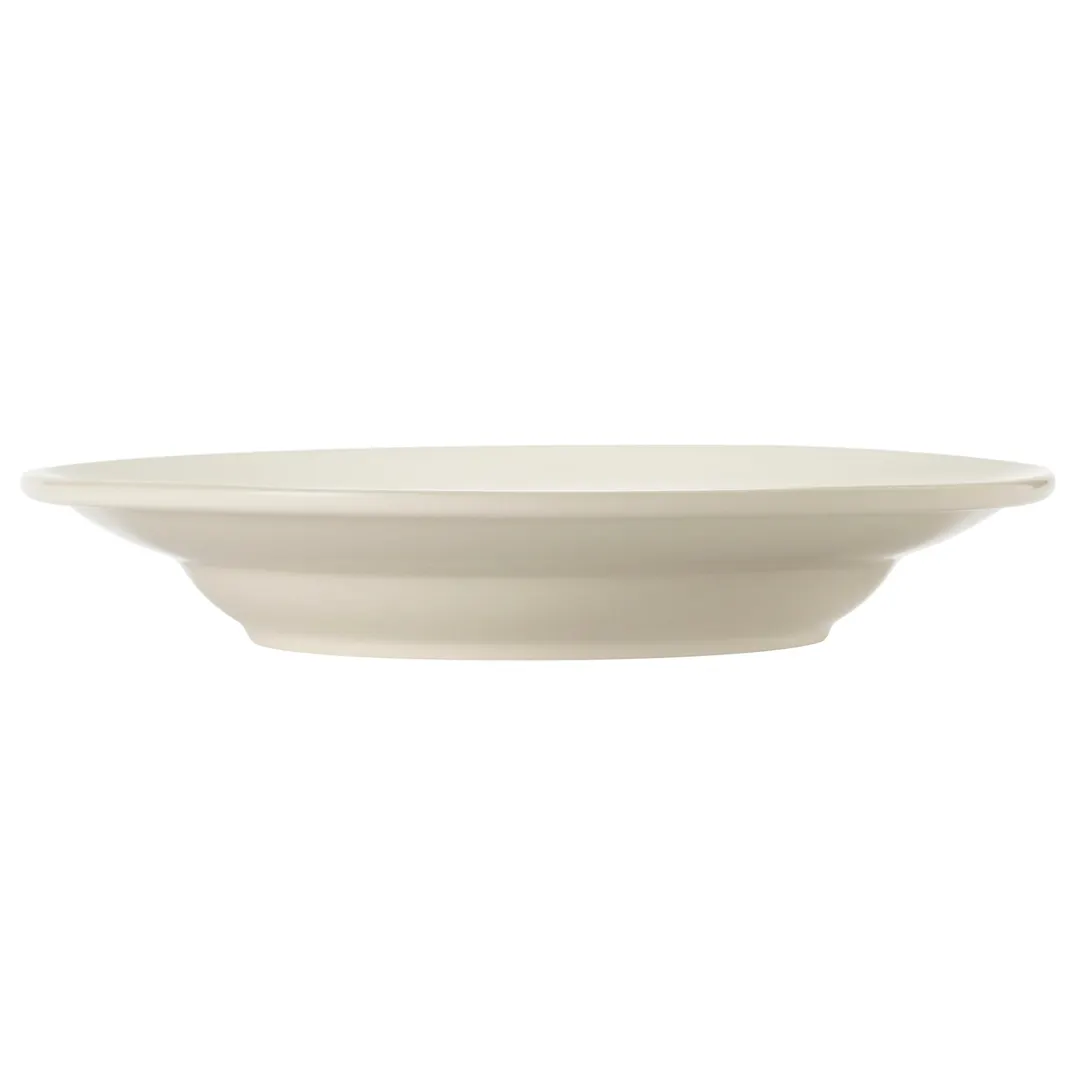 Libbey 740-901-051 Pasta Bowl – 12" x 2" , 21.5 oz Cream White Porcelain Round - 12/Case