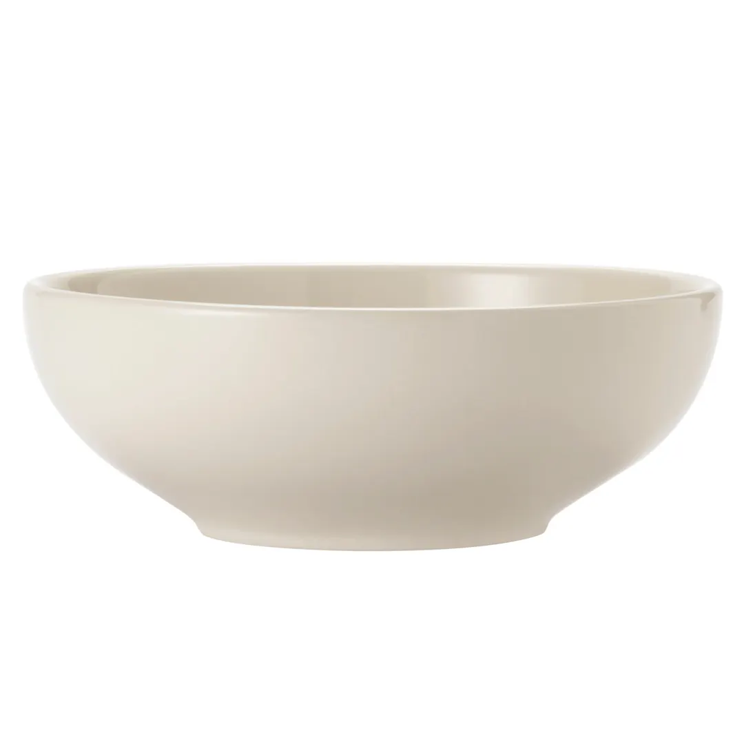 Libbey 740-901-068 Pasta Bowl – 68 oz (9" Dia × 3¼" H) Cream White Porcelain Porcelana™ Round – 6/Case