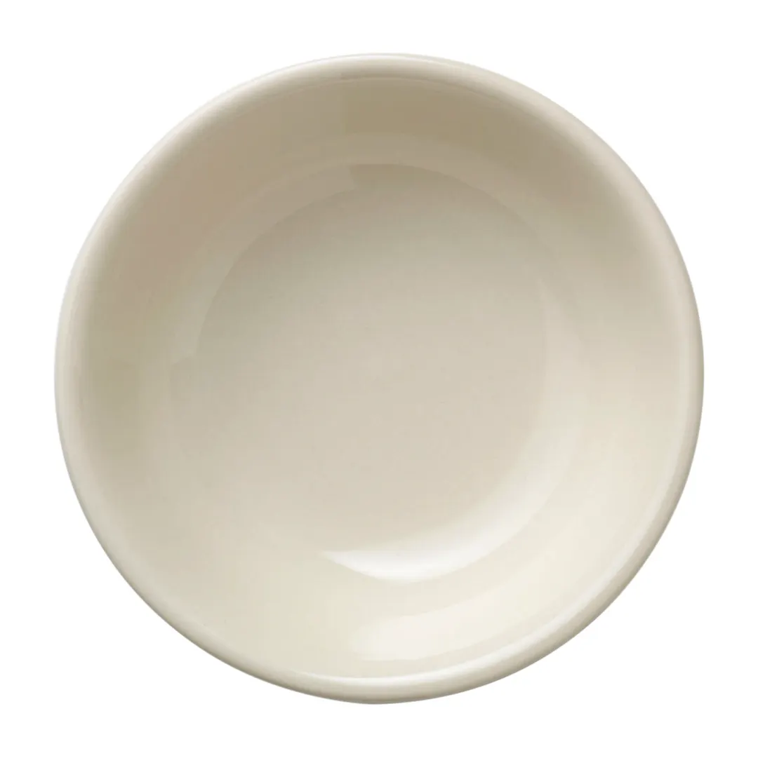 Libbey 740-901-634 Fruit Bowl, 6-3/4 oz (4" Dia x 1-1/2" H), Round Cream White Porcelain - 36/Case