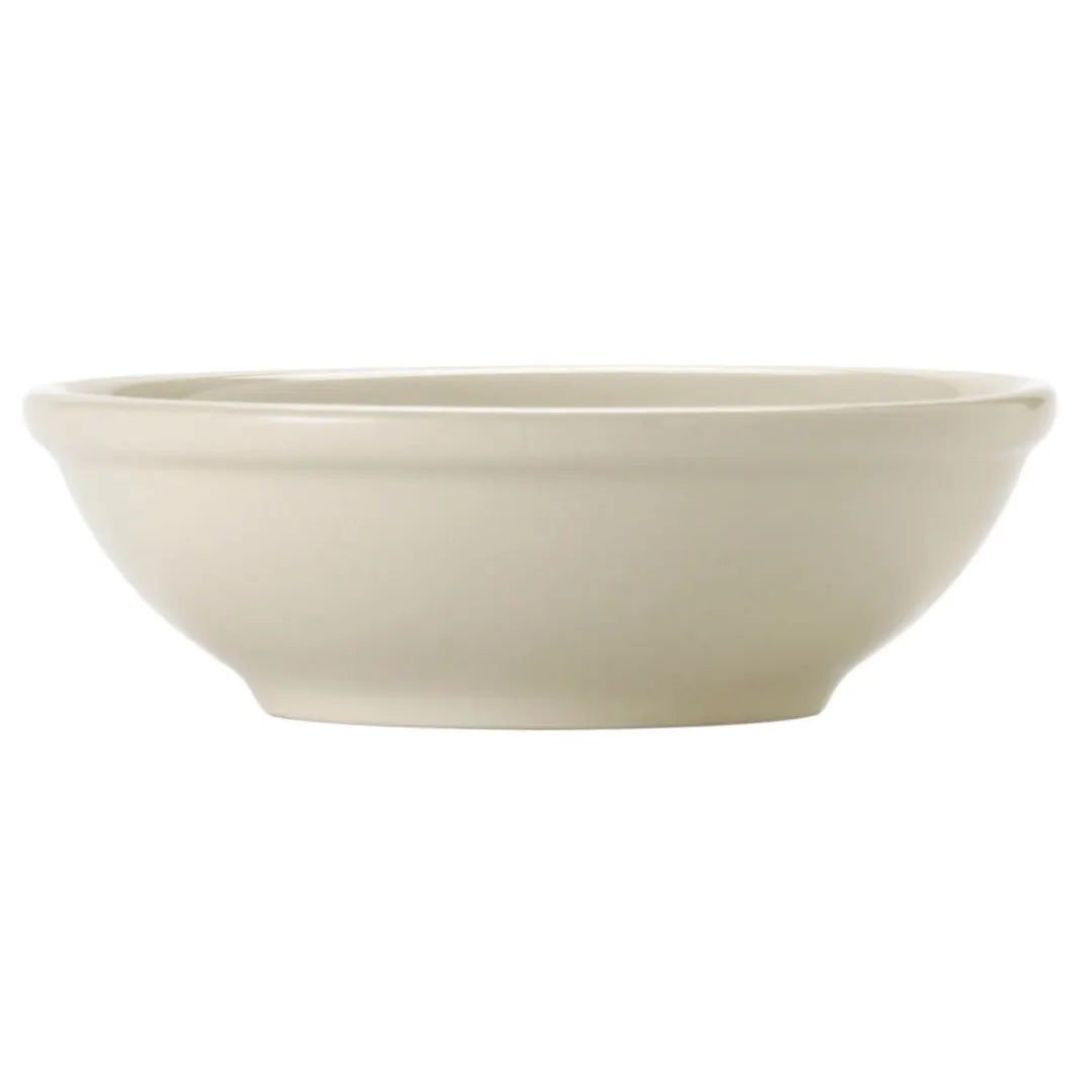 Libbey 740-901-634 Fruit Bowl, 6-3/4 oz (4" Dia x 1-1/2" H), Round Cream White Porcelain - 36/Case