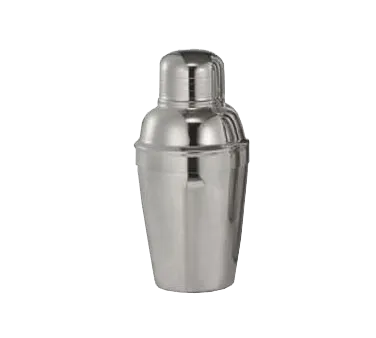 Libbey 75134 - 3-Piece Stainless Steel Cocktail Shaker Set, 8 oz, Shaker, Strainer, Jigger - Case