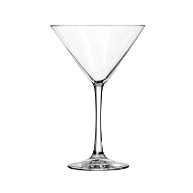 Libbey 7518 Martini Glass – 10 oz Cocktail Glass, Finedge® & Safedge® Rim, Height 7-1/4" - 12/Case