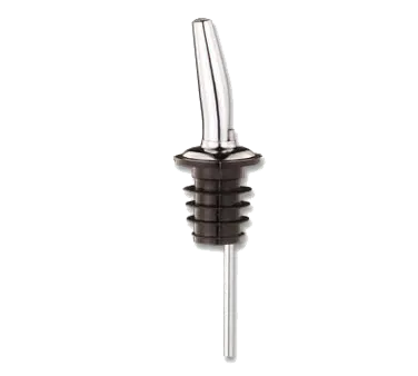 Libbey 75285 Liquor Pourer - 1"½ Tapered Stainless Steel, Silver Spout, No Collar - 60/Case