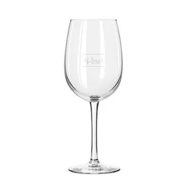 Libbey 7533/1358M Wine Glass – 16 oz, 8.5" Height, Stemmed, Tempered, Finedge® & Safedge® Rim - 12/Case