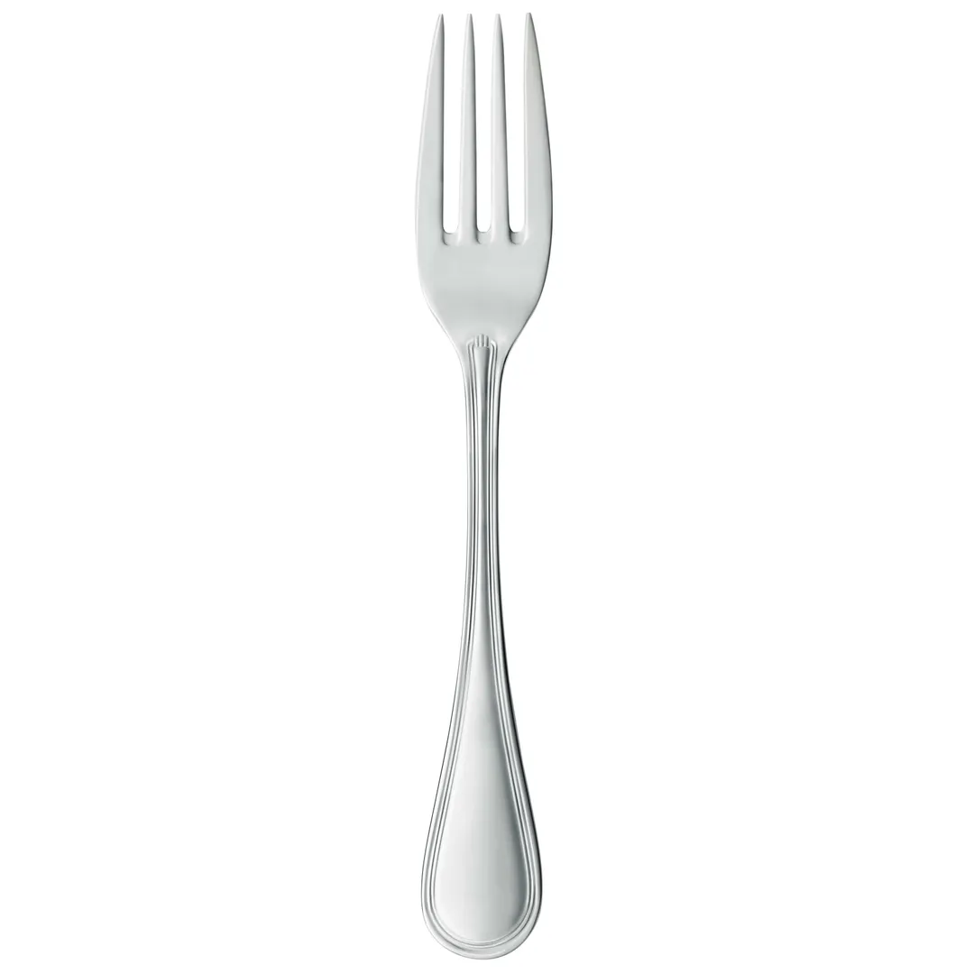 Libbey 774030 Dessert Fork – 7" Geneva, 18/8 Stainless Steel, International Collection - 12/Case