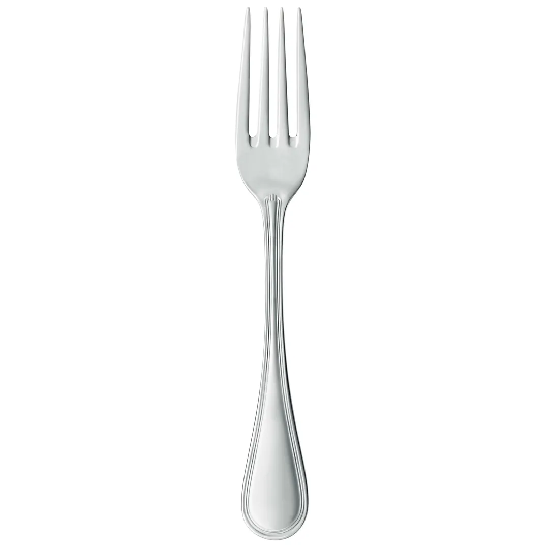 Libbey 774039 European Dinner Fork, 8" Length, 18/8 Stainless Steel, Geneva Collection - 12/Case
