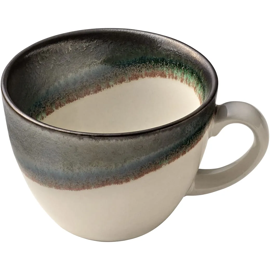 Heart & Soul 801527141000103 Avocado Porcelain Cup 7 oz (3.54"x3.54"x2.76") Non‑Stackable - 6/Case