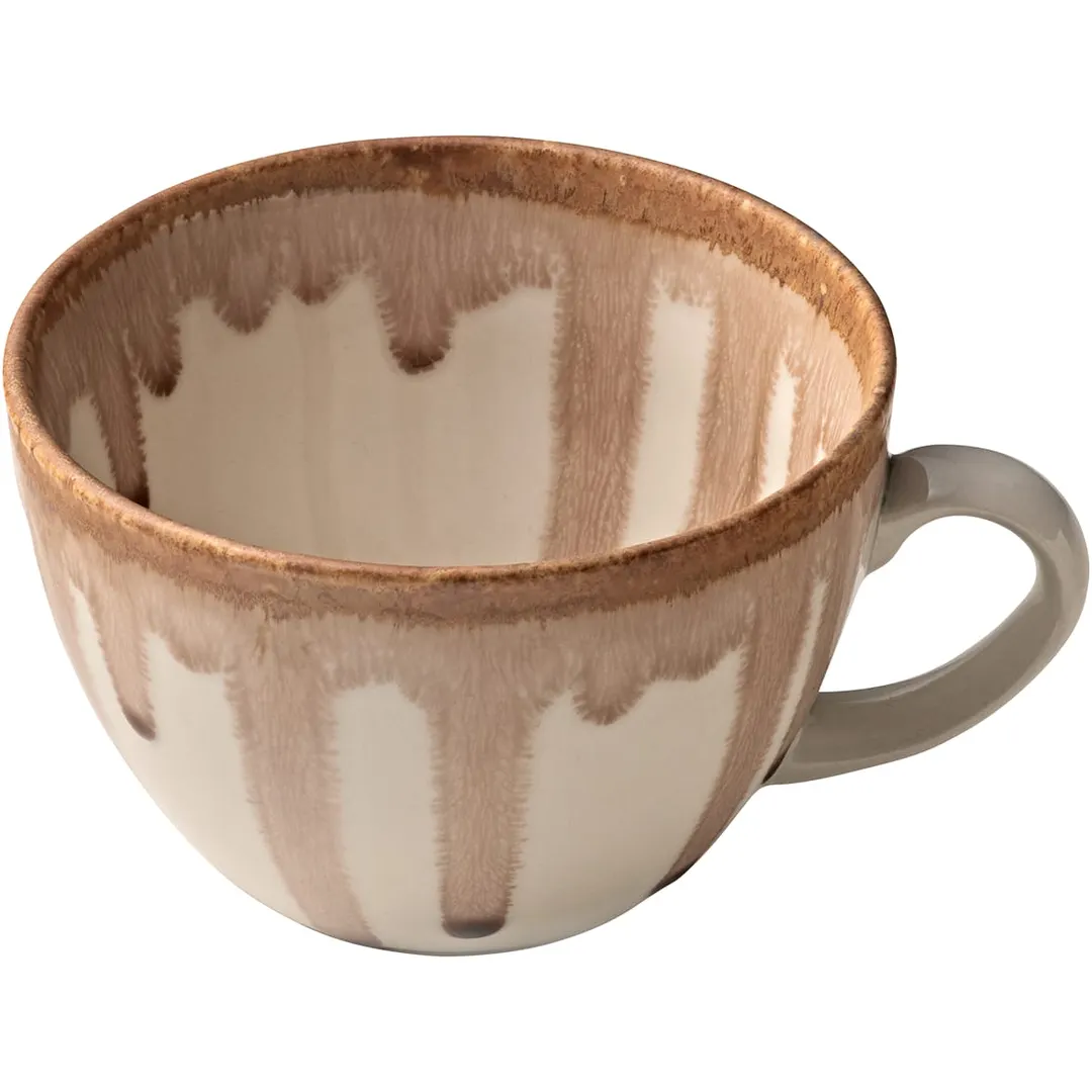 Heart & Soul 801528441000101 Cup, 11.5 oz Oyster Porcelain, 4.33" L x 4.33" W x 2.95" H - 6/Case