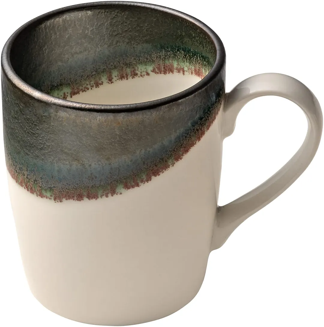 Heart & Soul 801562541000103 China Mug, 8.5 oz Avocado, 2.95" L x 2.95" W x 3.74" H - 6/Case
