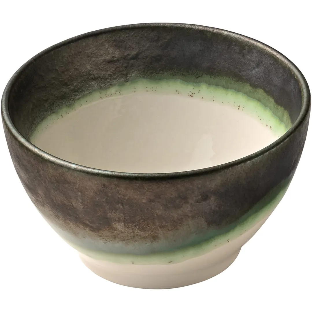 Heart & Soul 801571041000103 Avocado Porcelain Bowl, 8.5 oz, 4" Dia x 2.36" H - 6/Case