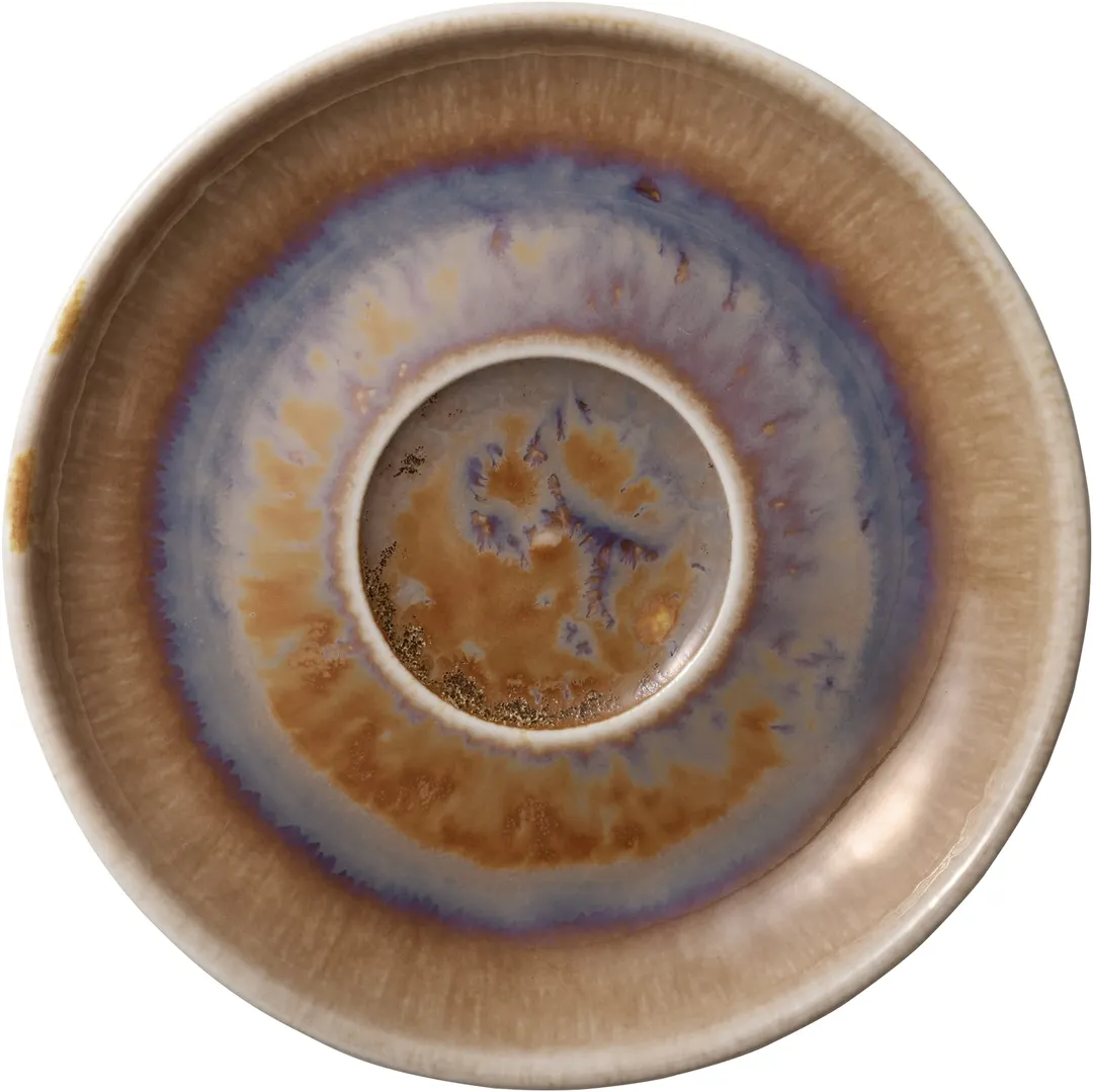 Heart & Soul 801692141000101 China Saucer, Porcelain, Oyster, 5.51" x 5.51" x 0.87", 6/Case