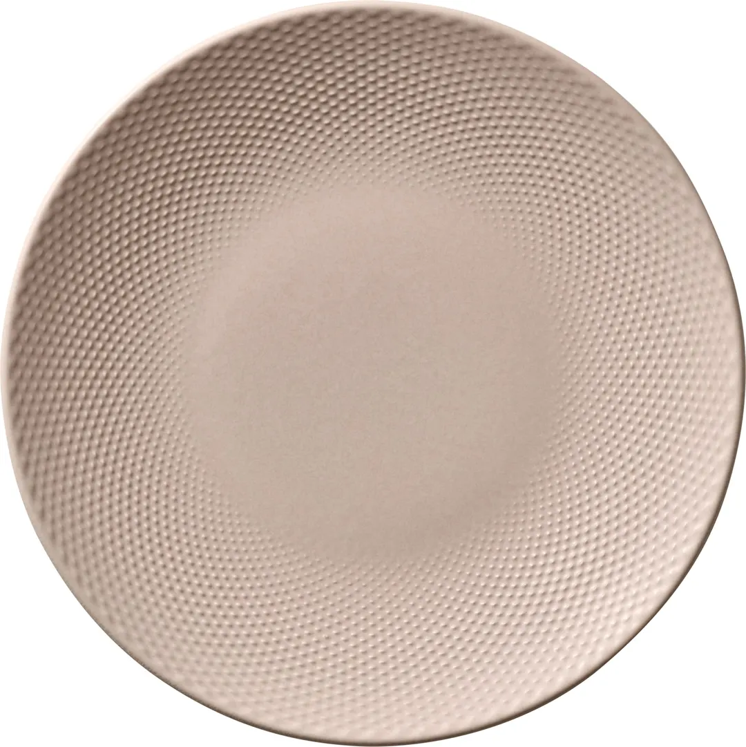 Libbey 802122841000202 - 11" Round Coupe Plate, Blush Pine China, Dishwasher Safe - 6/Case