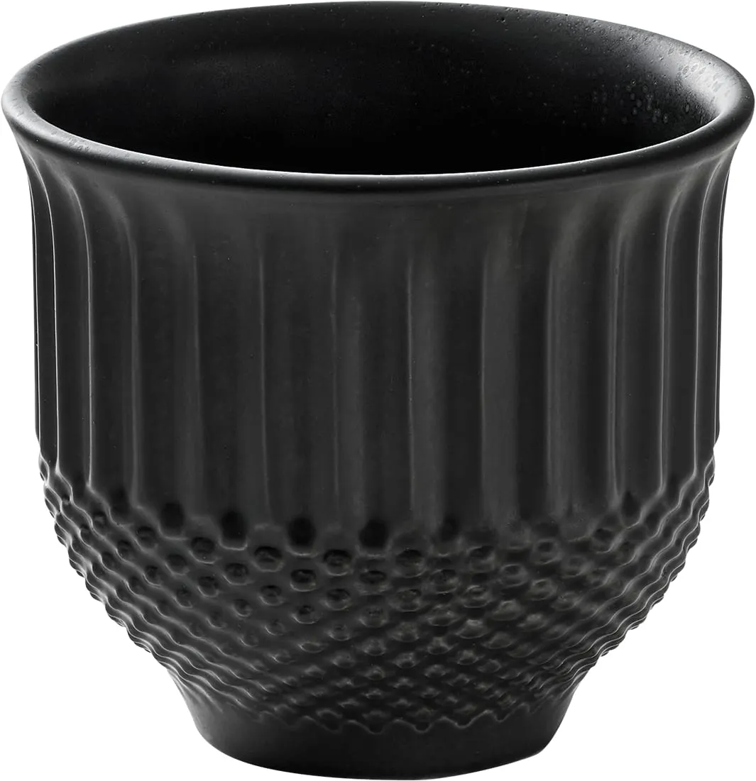 Libbey 802543041000204 China Mug, 10.1 oz (3 1/2" Dia x 3⅛" H), Coal, Microwave Safe - 6/Case