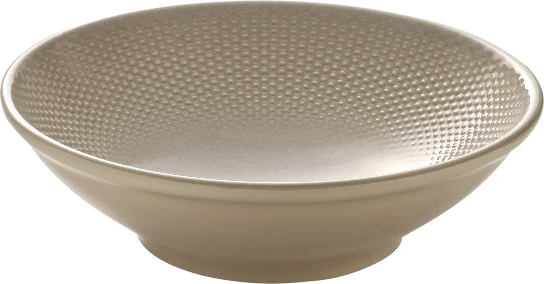 Libbey 802572441000203 - 9" Round 50.7 oz China Bowl, Almond Pine, Microwave Oven Safe - 6/Case