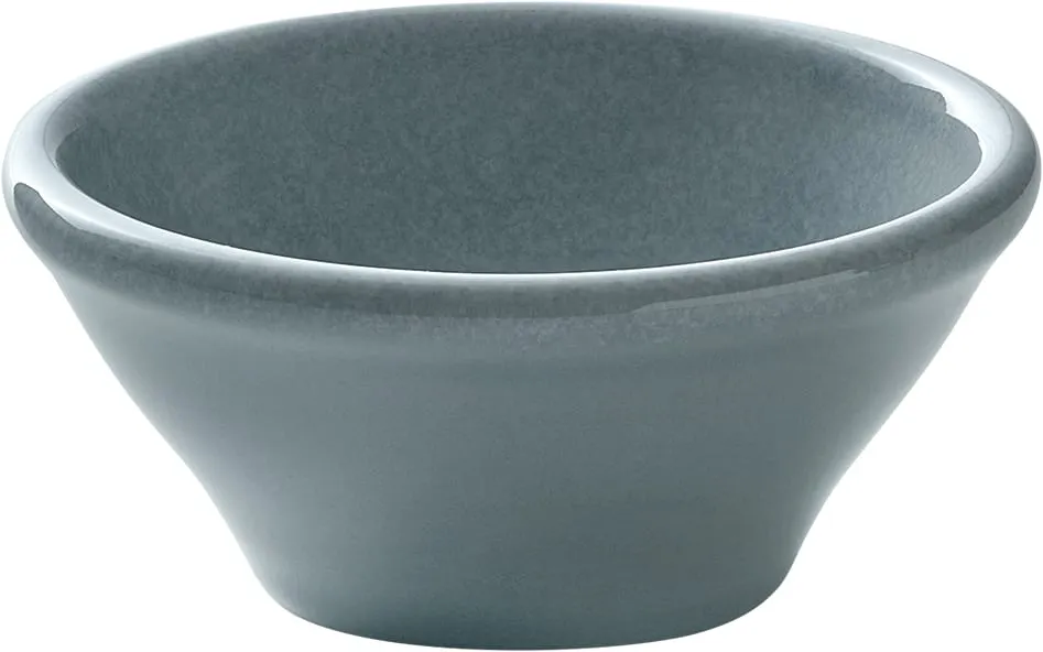 Libbey 802610841000201 - Round Dip Dish, 2.4 oz (3" Dia x 1.5" H) Sky Pine China, Safe - 6/Case