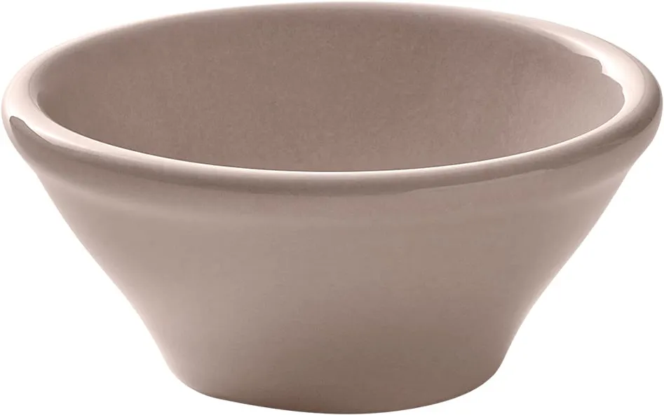 Libbey 802610841000202 Dip Dish Bowl, 2.4 Oz 3‑1/8" Dia x 1‑5/8" H, Blush Pine China, Safe - 6/Case