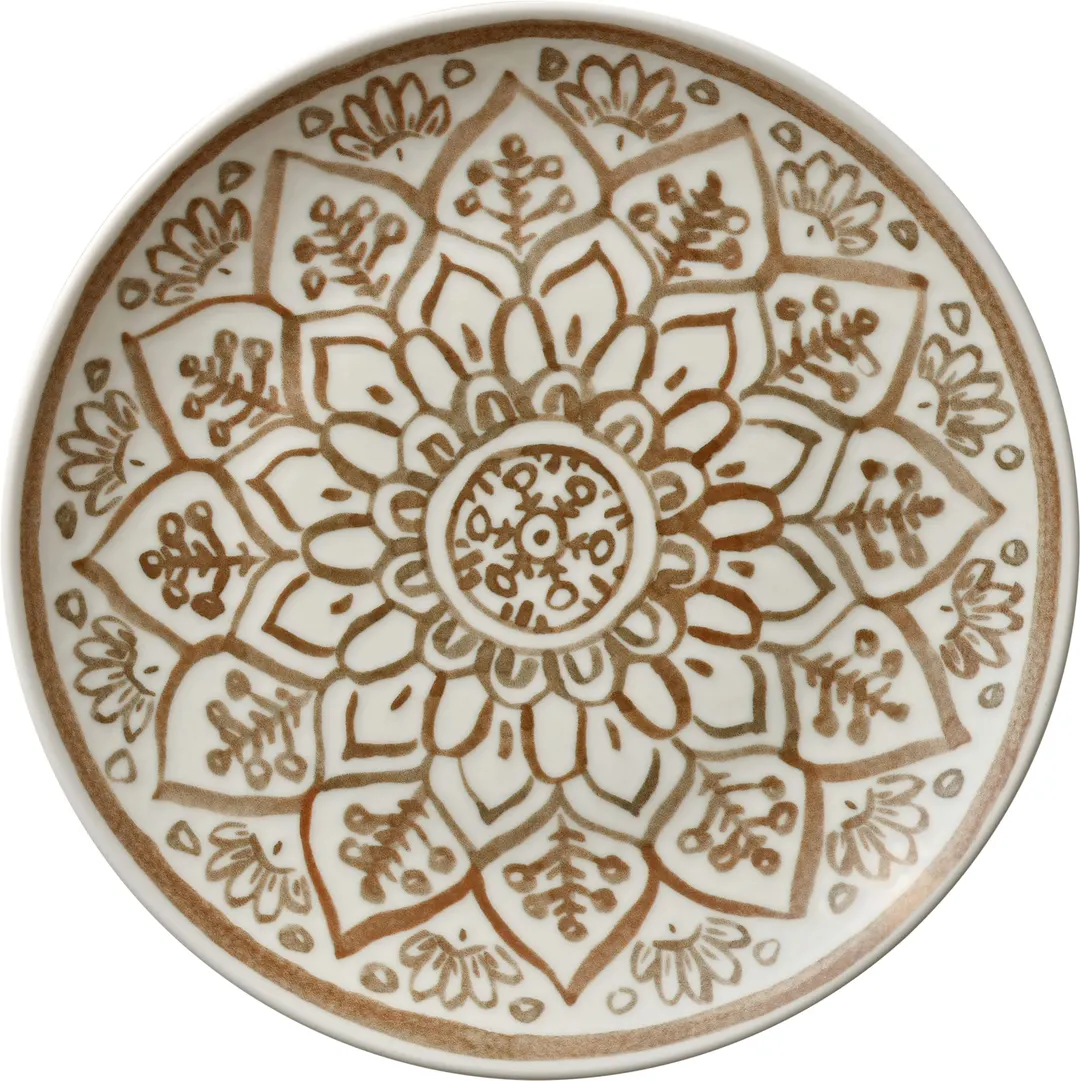 Libbey 803122741000402 - 10"5/8 Coupe Rim China Plate Sienna Dishwasher Oven Safe - 6/Case
