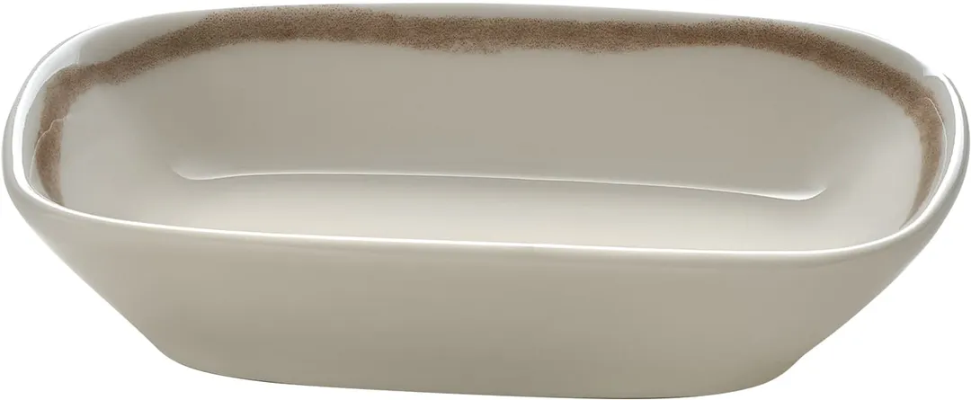 Libbey 803581241000403 Rectangular 3‑Oz China Bowl, 4½"L x 3⅛"W x 1"H, Rim Dishwasher Safe - 6/Case