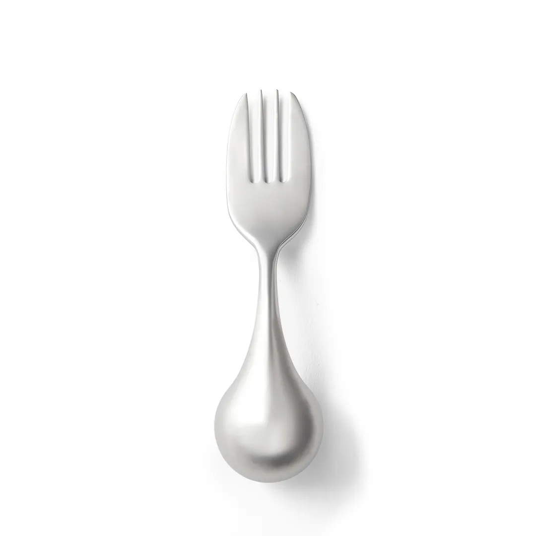 Libbey 839027 Dinner Fork – 5-3/4" Knob Handle, 18/10 Stainless Steel Polished Finish - 12/Case