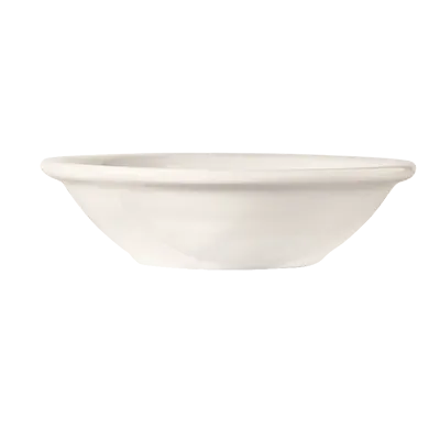 Libbey 840-310-020 White Porcelain Fruit Bowl, 4‑7/8" x 1‑3/8" H, 5‑1/2 oz Rounded Edge - 36/Case
