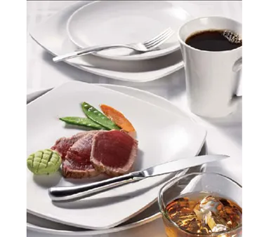 Libbey 840-410C China Plate – 6.5" Round Coupe Rim, Bright White Porcelain, 36 per case - 36/Case
